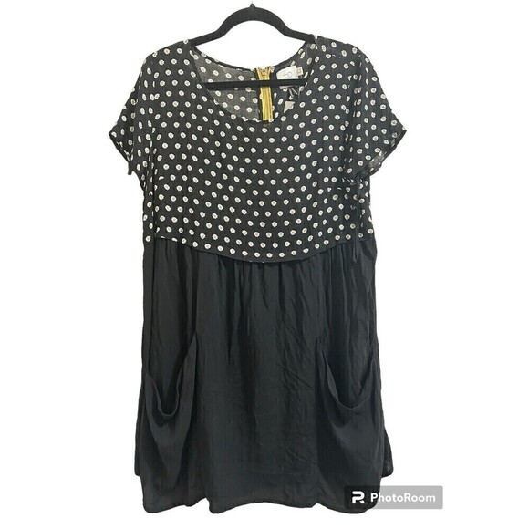 HD in Paris Black and White Polka Dot Mini Dress - Picture 1 of 8